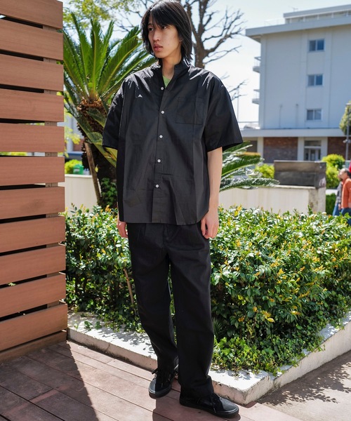 PORT OF CALL（ポートオブコール）の「PORT OF CALLポートオブコール半袖シャツ（シャツ/ブラウス・メンズ・ブラック/ホワイト・MEDIUM/LARGE）」の4枚目の写真