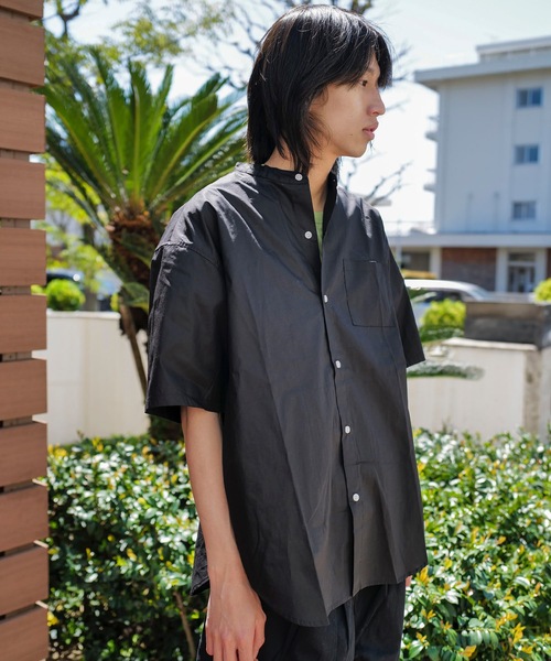 PORT OF CALL（ポートオブコール）の「PORT OF CALLポートオブコール半袖シャツ（シャツ/ブラウス・メンズ・ブラック/ホワイト・MEDIUM/LARGE）」の6枚目の写真