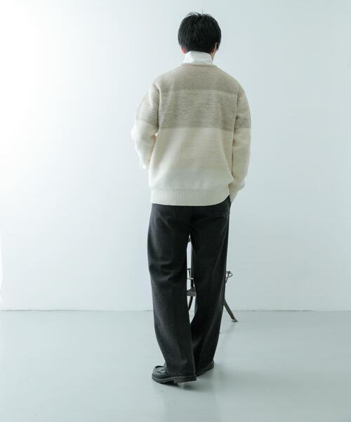 セール】リサイクルヤーン グラデーション ニット（ニット/セーター