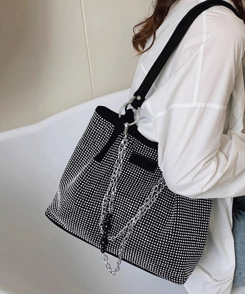 Miniministore(ミニミニストア)の「キラキラトートバッグワンショルダーバッグ(トートバッグ・レディース・カラフル/シルバー/ブラック・FREE)」の5枚目の写真