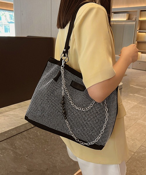 Miniministore(ミニミニストア)の「キラキラトートバッグワンショルダーバッグ(トートバッグ・レディース・カラフル/シルバー/ブラック・FREE)」の6枚目の写真
