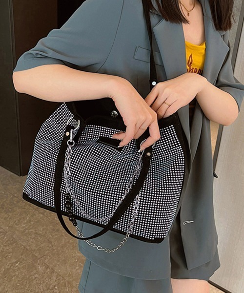 Miniministore(ミニミニストア)の「キラキラトートバッグワンショルダーバッグ(トートバッグ・レディース・カラフル/シルバー/ブラック・FREE)」の9枚目の写真