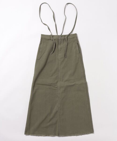 CIMARRON（シマロン）の「【CIMARRON JEANS】LONG SKIRT（スカート・レディース・オレンジ/グリーン・25/26）」の12枚目の写真