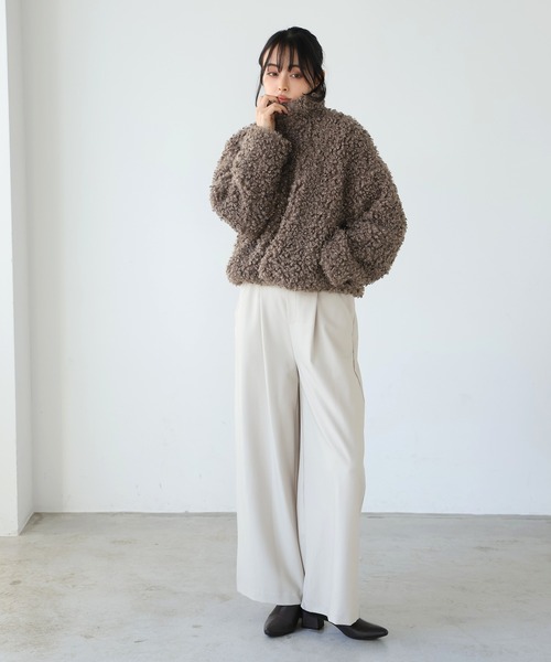 【SLOBE IENA】クルクルファーショートブルゾン SLOBE IENA スローブイエナ クルクルファーショートブルゾン