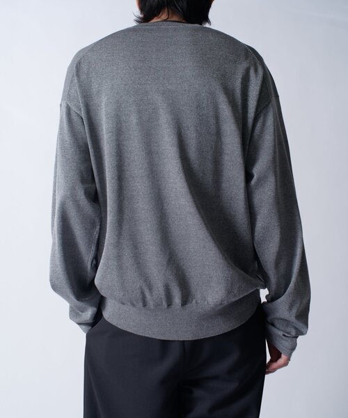 Lui's（ルイス）の「VIS/PO ハイゲージニットソー（ニット/セーター・メンズ・ブラック/グレー/ネイビー・M/S）」の19枚目の写真