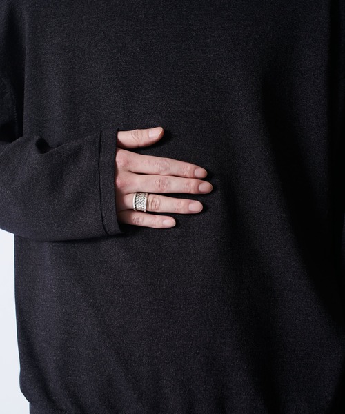 Lui's（ルイス）の「VIS/PO ハイゲージニットソー（ニット/セーター・メンズ・ブラック/グレー/ネイビー・M/S）」の12枚目の写真