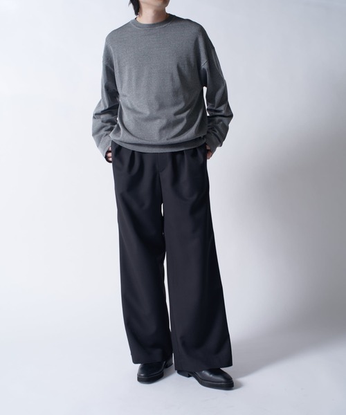 Lui's（ルイス）の「VIS/PO ハイゲージニットソー（ニット/セーター・メンズ・ブラック/グレー/ネイビー・M/S）」の6枚目の写真