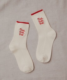 Chillfar（チルファー）の「ロゴ刺繍カラーソックス（ソックス/靴下）」