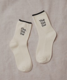 Chillfar（チルファー）の「ロゴ刺繍カラーソックス（ソックス/靴下）」