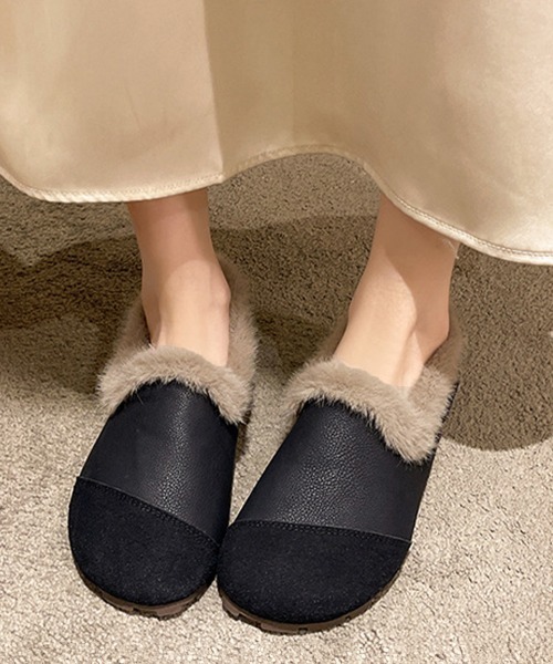 Miniministore(ミニミニストア)の「モカシン レディース 裏起毛 冬靴(モカシン/デッキシューズ・レディース・ブラウン/ベージュ/ブラック・25.0cm/24.5cm/24.0cm/23.5cm/23.0cm/22.5cm)」の8枚目の写真