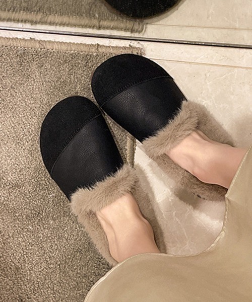 Miniministore(ミニミニストア)の「モカシン レディース 裏起毛 冬靴(モカシン/デッキシューズ・レディース・ブラウン/ベージュ/ブラック・25.0cm/24.5cm/24.0cm/23.5cm/23.0cm/22.5cm)」の9枚目の写真