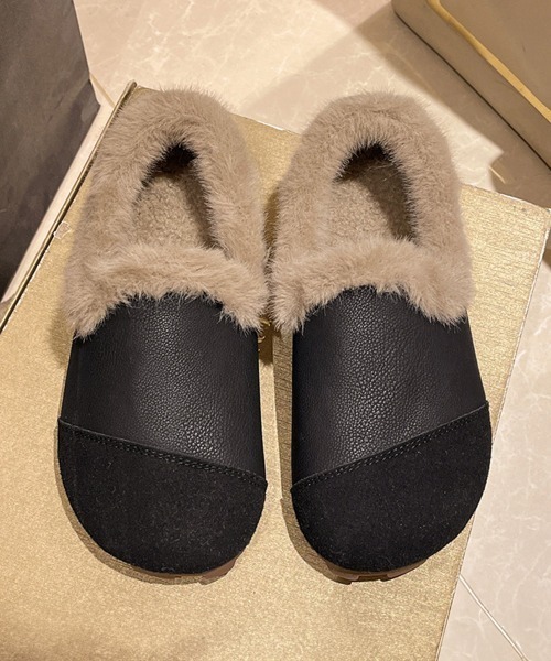 Miniministore(ミニミニストア)の「モカシン レディース 裏起毛 冬靴(モカシン/デッキシューズ・レディース・ブラウン/ベージュ/ブラック・25.0cm/24.5cm/24.0cm/23.5cm/23.0cm/22.5cm)」の10枚目の写真