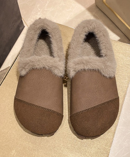Miniministore(ミニミニストア)の「モカシン レディース 裏起毛 冬靴(モカシン/デッキシューズ・レディース・ブラウン/ベージュ/ブラック・25.0cm/24.5cm/24.0cm/23.5cm/23.0cm/22.5cm)」の14枚目の写真