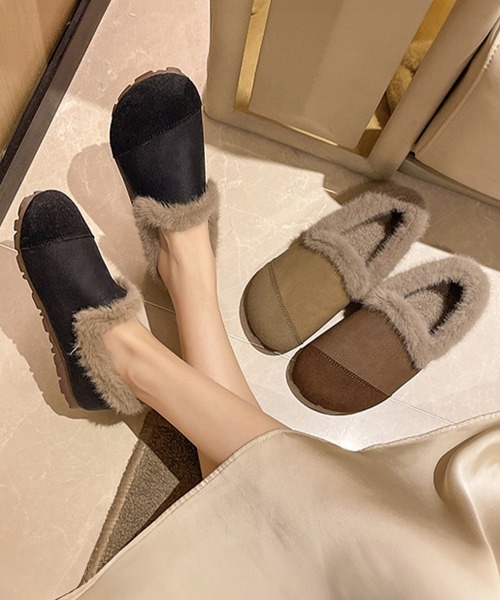 Miniministore(ミニミニストア)の「モカシン レディース 裏起毛 冬靴(モカシン/デッキシューズ・レディース・ブラウン/ベージュ/ブラック・25.0cm/24.5cm/24.0cm/23.5cm/23.0cm/22.5cm)」の15枚目の写真