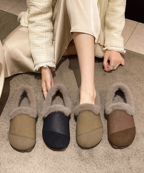 Miniministore(ミニミニストア)の「モカシン レディース 裏起毛 冬靴(モカシン/デッキシューズ・レディース・ブラウン/ベージュ/ブラック・25.0cm/24.5cm/24.0cm/23.5cm/23.0cm/22.5cm)」の16枚目の写真