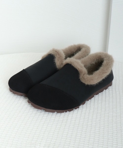 Miniministore(ミニミニストア)の「モカシン レディース 裏起毛 冬靴(モカシン/デッキシューズ・レディース・ブラウン/ベージュ/ブラック・25.0cm/24.5cm/24.0cm/23.5cm/23.0cm/22.5cm)」の17枚目の写真