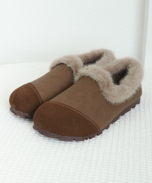 Miniministore(ミニミニストア)の「モカシン レディース 裏起毛 冬靴(モカシン/デッキシューズ・レディース・ブラウン/ベージュ/ブラック・25.0cm/24.5cm/24.0cm/23.5cm/23.0cm/22.5cm)」の19枚目の写真
