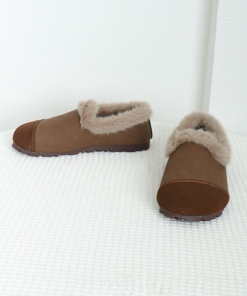 Miniministore(ミニミニストア)の「モカシン レディース 裏起毛 冬靴(モカシン/デッキシューズ・レディース・ブラウン/ベージュ/ブラック・25.0cm/24.5cm/24.0cm/23.5cm/23.0cm/22.5cm)」の20枚目の写真