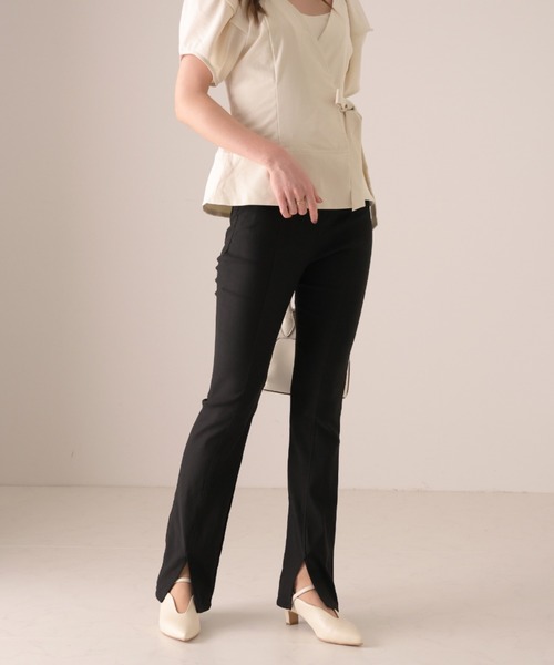 VIVIAN（ヴィヴィアン）の「履きごこちやみつき感激 ポインテッドトゥスリットストラップ5cmプレートヒールパンプス（パンプス・レディース・シルバー/ブラック系その他2/ホワイト系その他5・21.5/22/22.5/23/23.5/24/24.5/25/25.5/26）」の19枚目の写真