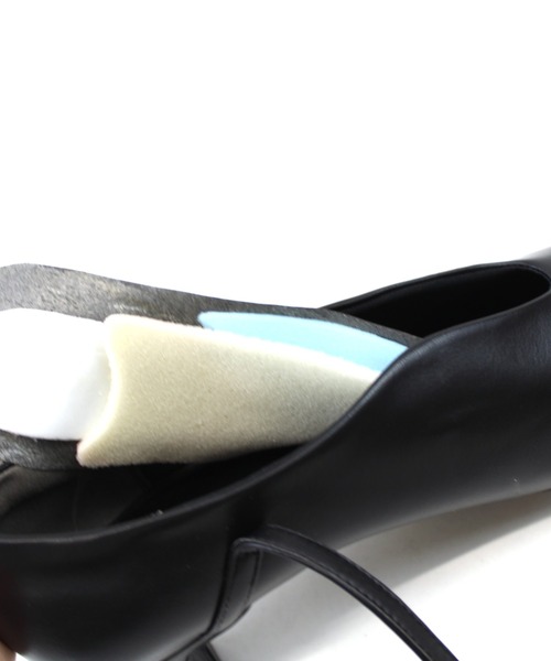 VIVIAN（ヴィヴィアン）の「履きごこちやみつき感激 ポインテッドトゥスリットストラップ5cmプレートヒールパンプス（パンプス・レディース・シルバー/ブラック系その他2/ホワイト系その他5・21.5/22/22.5/23/23.5/24/24.5/25/25.5/26）」の7枚目の写真
