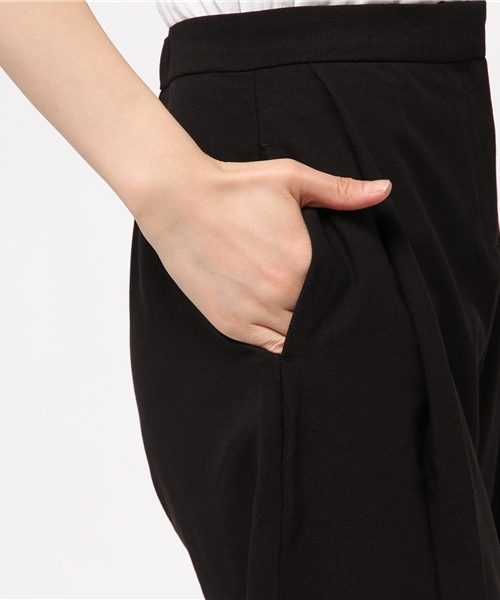 OUTLET（アウトレット）の「【CIAOPANIC TYPY】ジョーゼットタックガウチョパンツ（その他パンツ・レディース・ブラック/カーキ・MEDIUM/SMALL）」の3枚目の写真