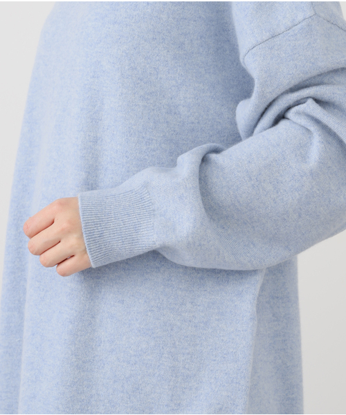 FRAMeWORK（フレームワーク）の「extreme cashmere/エクストリームカシミヤ CREW HOP（ニット/セーター・レディース・ブルー/ホワイト・FREE）」の10枚目の写真