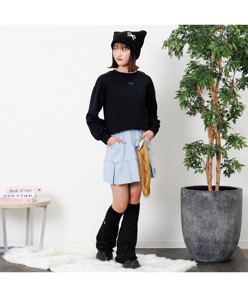 algy（アルジー）の「厚底スニーカー（スニーカー・キッズ・ブラック/オフホワイト・23/24/22.5/23.5）」の11枚目の写真