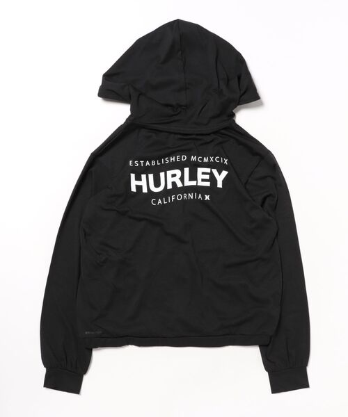 Hurley (ハーレー)の「Hurley/ハーレー ジップアップラッシュガード/水陸両用/UVケア WSRG251009(ラッシュガード・レディース・ホワイト/ブラック/ピンク・M/S)」の14枚目の写真