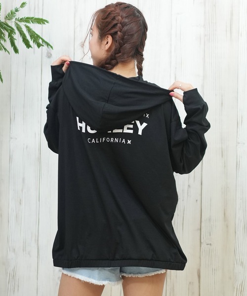 Hurley/ハーレー ジップアップラッシュガード/水陸両用/UVケア