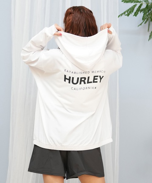 Hurley/ハーレー ジップアップラッシュガード/水陸両用/UVケア