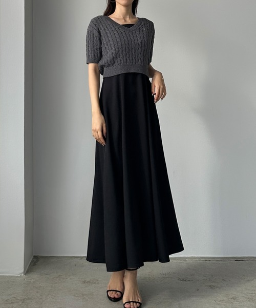 TMG ケーブルワンピース セール 30%OFF】ドット柄ケープワンピース(505334689) | ウィル