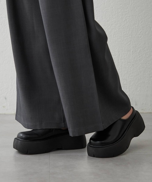 Remind me and forever(リマインドミーアンドフォーエバー)の「【WEB限定】バックオープンサボ(ブーツ・レディース・ブラック・LARGE/MEDIUM)」の3枚目の写真