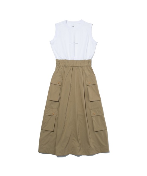 F/CE. （エフシーイー）の「F/CE. FUNCTIONAL SWITCHING DRESS / エフシーイー ファンクショナル スイッチング ドレス（つなぎ/オールインワン・レディース・ネイビー/ベージュ/ブラック・FREE）」の3枚目の写真