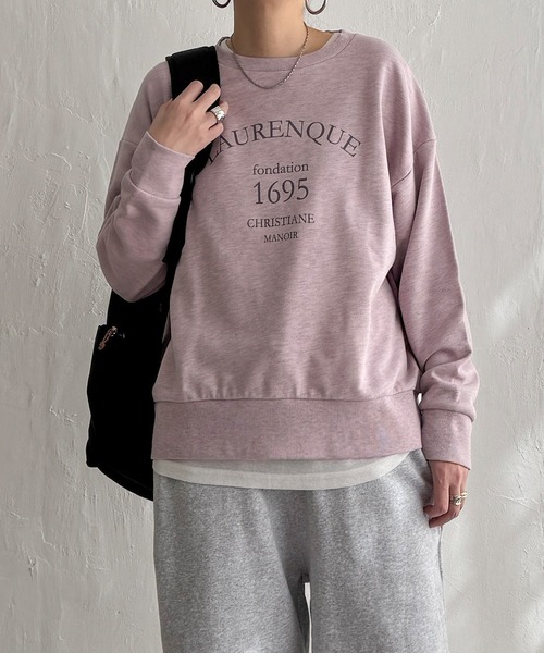 LBC（エルビーシー）の「ピグメントライクロゴスウェット（スウェット・レディース・ピンク/ブルー/ライトグレー・M）」の3枚目の写真