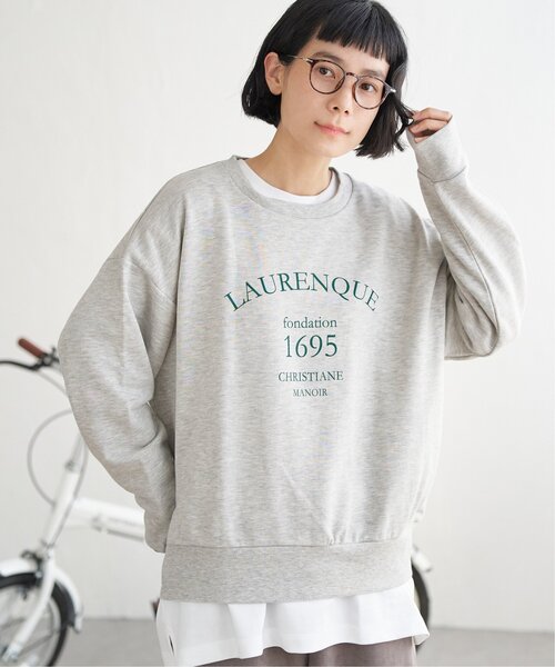 LBC（エルビーシー）の「ピグメントライクロゴスウェット（スウェット・レディース・ピンク/ブルー/ライトグレー・M）」の6枚目の写真