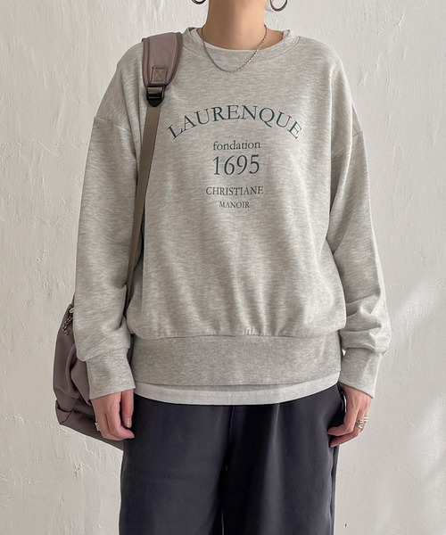 LBC（エルビーシー）の「ピグメントライクロゴスウェット（スウェット・レディース・ピンク/ブルー/ライトグレー・M）」の9枚目の写真