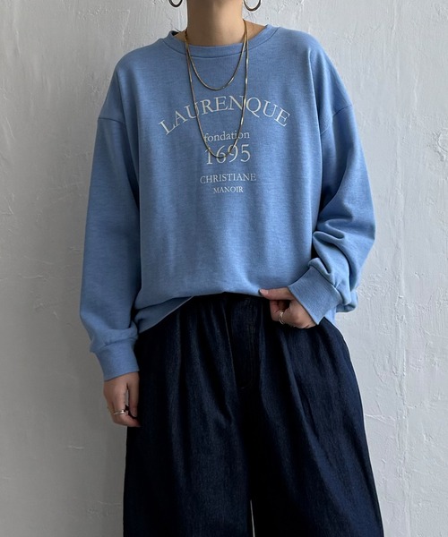 LBC（エルビーシー）の「ピグメントライクロゴスウェット（スウェット・レディース・ピンク/ブルー/ライトグレー・M）」の11枚目の写真