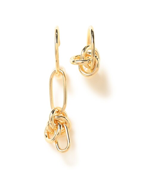 B:MING by BEAMS（ビーミングバイビームス）の「アシンメトリー ピアス（ピアス（両耳用）・レディース・シルバー/ゴールド・ONE SIZE）」の2枚目の写真