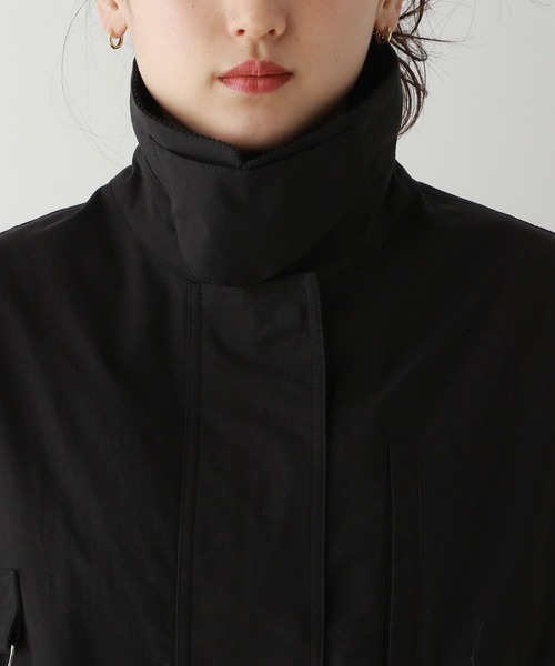 RAGEBLUE（レイジブルー）の「2WAYスタンドカラー/ロングハンティングコート（ステンカラーコート・レディース・ベージュ/ブラック・FREE）」の21枚目の写真