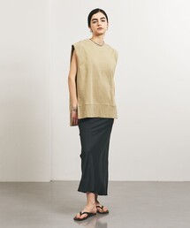 TO UNITED ARROWS | ＜TO UNITED ARROWS＞HATAKE ウラケ ノースリーブ カットソー(Tシャツ/カットソー)