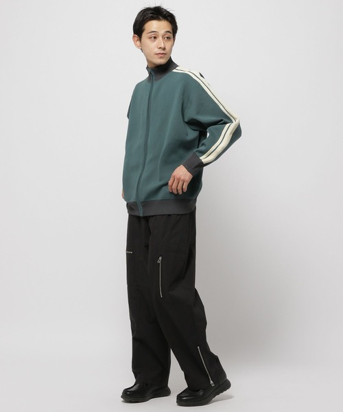niko and...(ニコアンド)の「ライン入りニットトラックジャケット(ニット/セーター・メンズ・ブルー/グリーン/ライトグレー・MEDIUM/LARGE)」の17枚目の写真