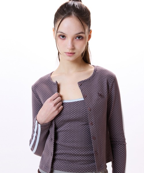 カーディガン LVTR FRILL CARDIGAN SLEEVELESS SET レディース セール】LVTR FRILL CARDIGAN SLEEVELESS SET（カーディガン