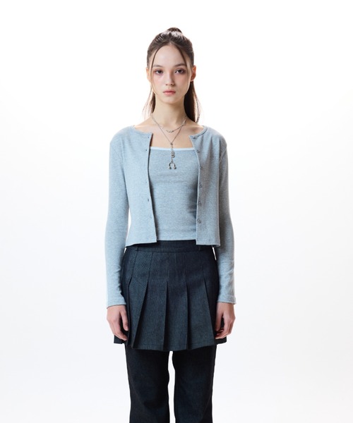 カーディガン LVTR FRILL CARDIGAN SLEEVELESS SET レディース Lvtr frill cardigan sleeveless set – hyein