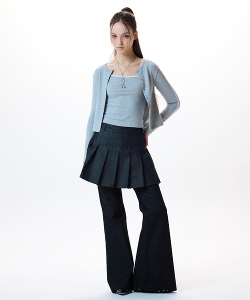 セール】LVTR FRILL CARDIGAN SLEEVELESS SET（カーディガン