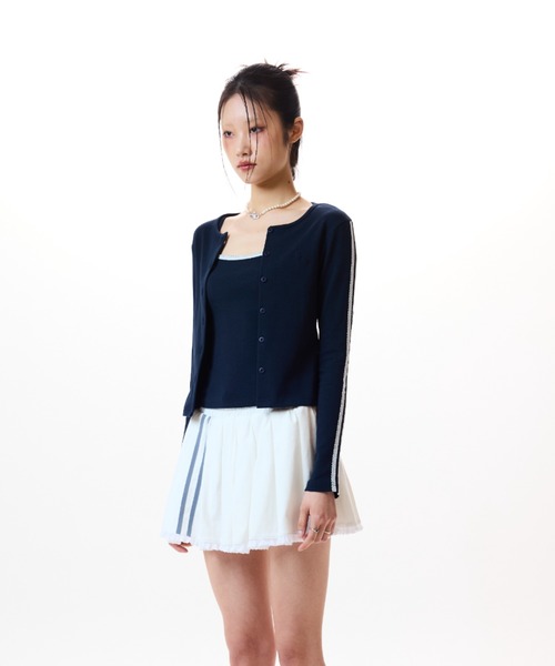 カーディガン LVTR FRILL CARDIGAN SLEEVELESS SET レディース Lvtr frill cardigan sleeveless set – hyein