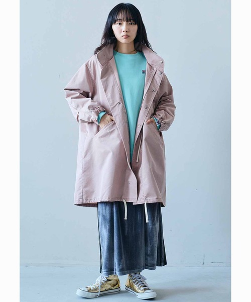 MEDE19F スモーキーピンクのモッズコート〈ピンク〉（モッズ