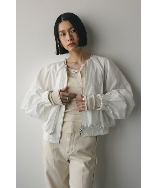 【完売品・未使用】メッシュレイヤースタンドブルゾン セール】ドロストメッシュブルゾン（ブルゾン）｜A part by