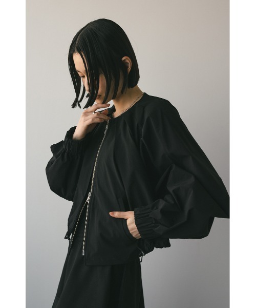STYLEMIXER(スタイルミキサー)の「レイヤーギャザーブルゾン(ブルゾン・レディース・ホワイト/ピンク/ブラック・FREE)」の19枚目の写真