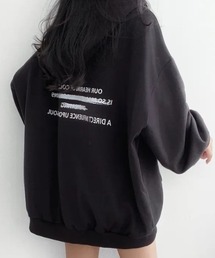薄地バックプリントロゴパーカー