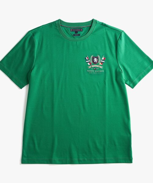TOMMY HILFIGER（トミーヒルフィガー）の「ヒルフィガークレストインターロックT（Tシャツ/カットソー・メンズ・グリーン/レッド/ネイビー/ホワイト・SMALL/MEDIUM/LARGE/X-LARGE）」の14枚目の写真